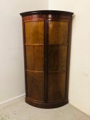 A Mahogany hall hanging cupboard