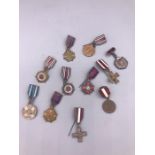 Eleven Polish Miniature Medals, mainly post 1945