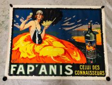 A Fap Anis Aperitif poster featuring Gaby Deslys.