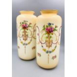 A Pair of Crown Ducal ware vases