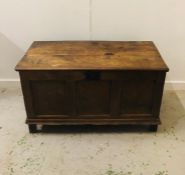 An 18th Century Oak Coffer 120cm x 56cm x 67cm