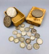 A small selection of coins