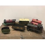 A Large Vintage Train Set Various Engines, Rolling Stock and Track