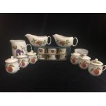 A selection of Royal Worcester 'Evesham' pattern porcelain