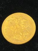 A 1896 Gold Sovereign