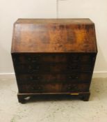 A Georgian Mahogany Bureau