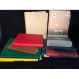 A large selection of stamp albums including Great Britain and International both pre and post