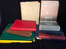 A large selection of stamp albums including Great Britain and International both pre and post
