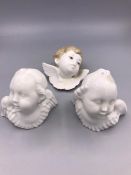 Two Wien and one Lladro angel