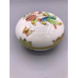A Herend Porcelain lidded bowl