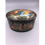 A 1989 USSR china lidded bowl