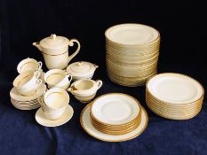 A large selection of Limoges china to include, a Tea set consisting of a teapot, milk jug, sugar