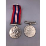 A WWII British Defence and War Medals