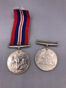 A WWII British Defence and War Medals