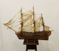 A Scratch Built ship 'Superbe' 1784