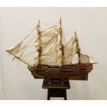 A Scratch Built ship 'Superbe' 1784