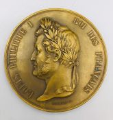 A Bronze medal celebrating Louis Philippe I Depaulis F