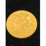 A 1928 Gold Sovereign