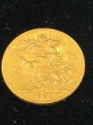 A 1928 Gold Sovereign