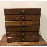 A small set of Vintage filing drawers