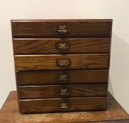 A small set of Vintage filing drawers