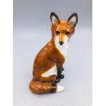 A John Beswick Fox 13.5cm H