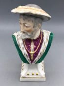 A Meissen Figure of Francis 1st of France.