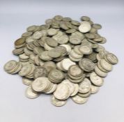 A bag of shillings various years and conditions