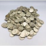 A bag of shillings various years and conditions