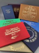 A selection of Coinage of Great Britain presentation packs 3 x 1970, 1972-1977 and Britain's First