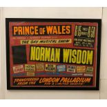 A Framed Original poster for The Prince of Wales theatre production of 'The Gay Musical Show'