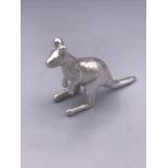 A silver figure of a Kangaroo, marked .925
