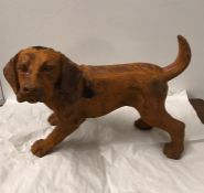 A Rusty figure of a puppy