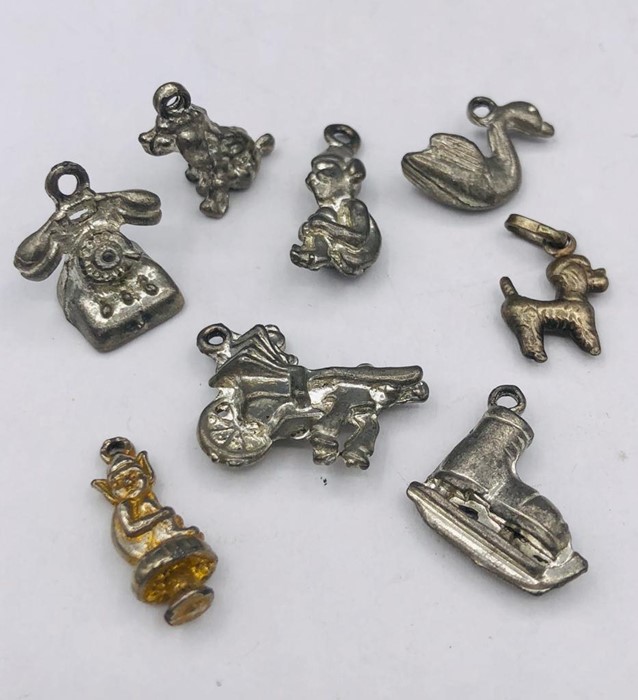 Selection Of Silver Charms