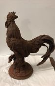 A Rusty Figure of a Chicken