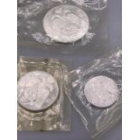 Three silver proof Cypriot coins