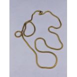 An 18ct yellow gold chain (14g)