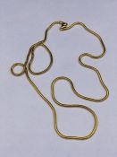 An 18ct yellow gold chain (14g)