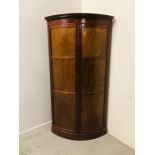 A Mahogany hall hanging cupboard