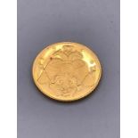 A 1966 Cypriot gold Sovereign
