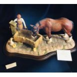 A Country Artists hand painted limited edition model 161/450 by Richard Sefton 'Well Earned Break'