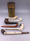 A selection of Vintage pipes