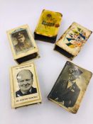 Five WWI and WWII litho printed match box
