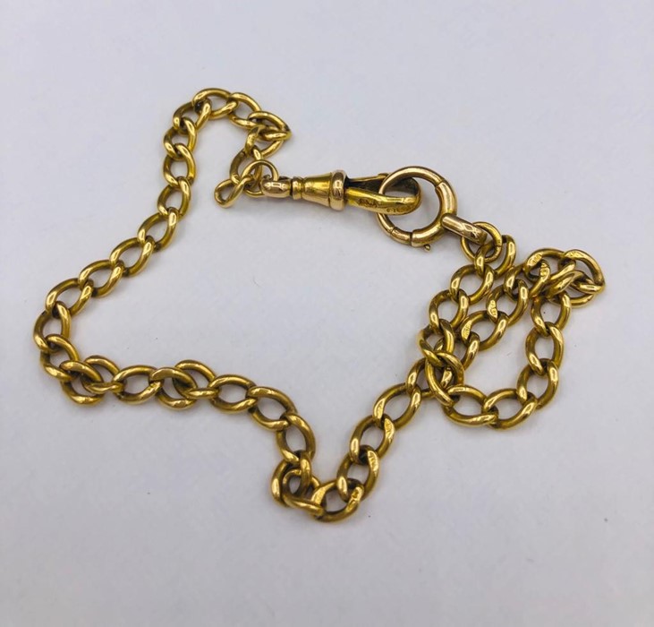 An 18ct gold Albert Chain