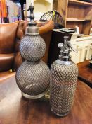 Two Vintage Soda Siphons