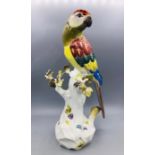 A Parrot by Meissen.