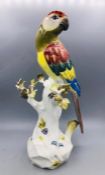 A Parrot by Meissen.
