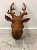 A Decorative Rusty Stags Head