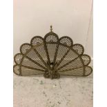 Brass 1940's Phoenix Art Deco Style Fire Screen