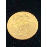 A 1918 Gold Sovereign